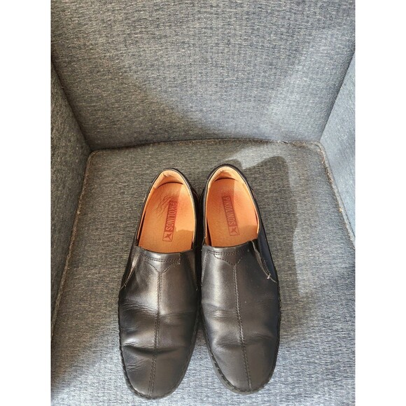 Pikolinos Men\'s San Telmo Black Leather Slip-on Loafers Size 42 US 9-9.5 main image 8